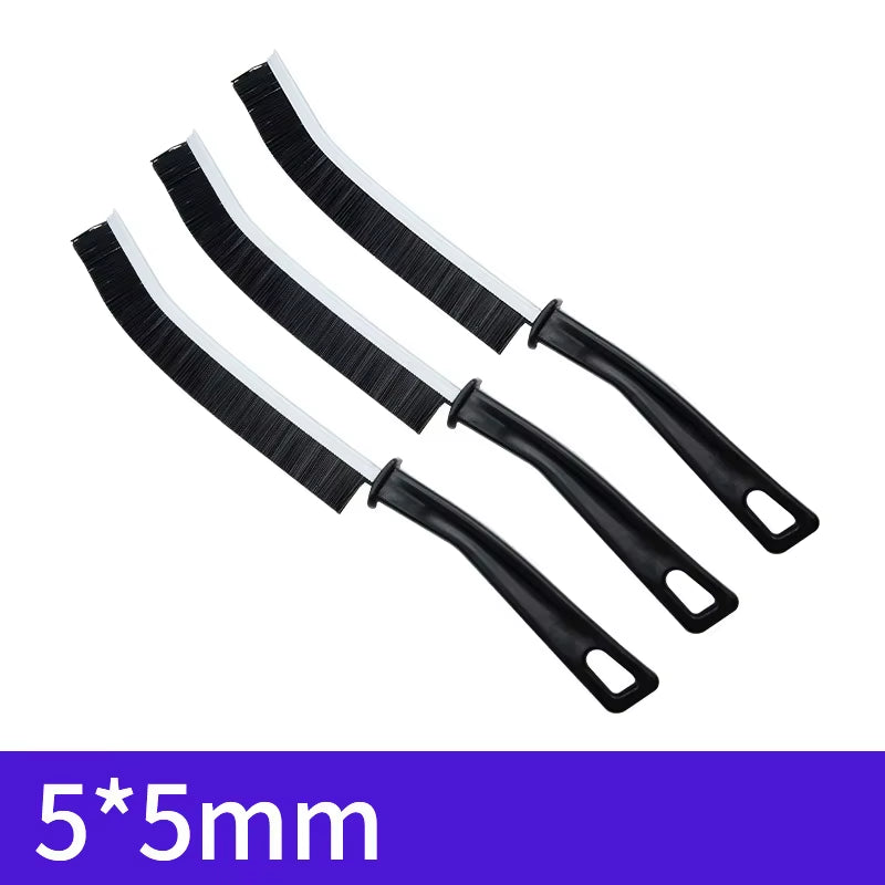 DeepClean™ Precision Crevice Brush Set – For Car, Kitchen, Tile Grout &amp; Tight Spaces (1–5pcs)