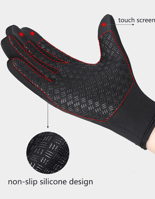 Load image into Gallery viewer, Winter Gloves Touch Screen Riding Motorcycle Sliding Waterproof Sports Gloves With Fleece
