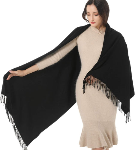 Womens Soft Cashmere Acrylic Shawl Scarf Large Pashmina Wrap Stole Gift Idea
