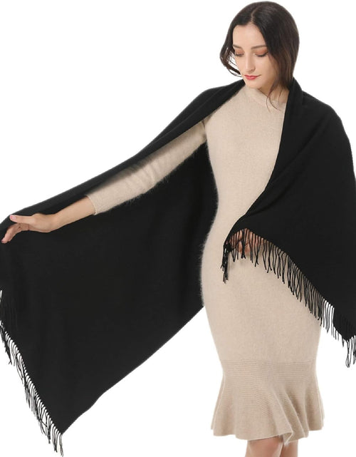 Load image into Gallery viewer, Womens Soft Cashmere Acrylic Shawl Scarf Large Pashmina Wrap Stole Gift Idea
