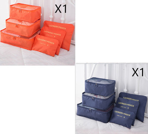 Load image into Gallery viewer, 6 PCS Travel Storage Bag Set for Clothes Tidy Organizer
