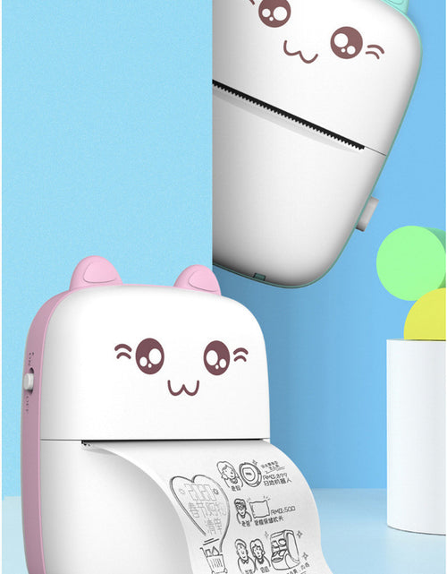 Load image into Gallery viewer, Mini Printer Portable Mini Bluetooth WiFi New Wrong Printer Mobile Phone Photo Title Note Hot Print Pocket Student Error Label Printer
