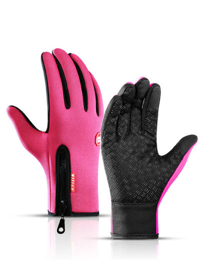 Load image into Gallery viewer, Winter Gloves Touch Screen Riding Motorcycle Sliding Waterproof Sports Gloves With Fleece
