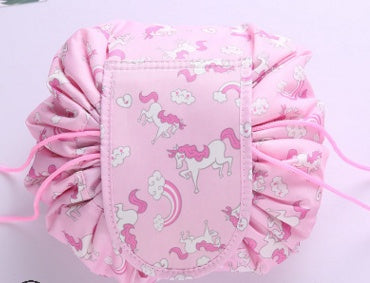 Load image into Gallery viewer, Animal Printing Large Capacity Drawstring Lazy Cosmetic Storage Bag
