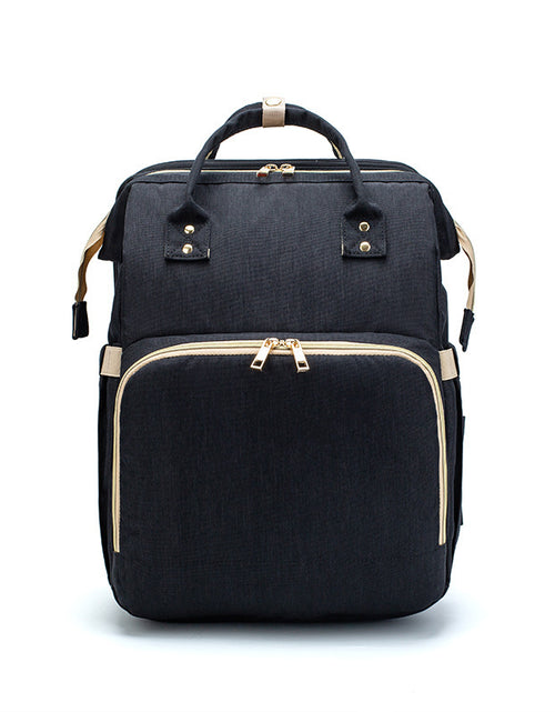 Load image into Gallery viewer, USB Charging Version Mommy Bed Backpack Folding Large Capacity Multi-function
