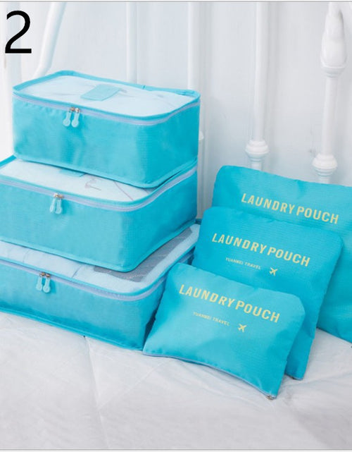 Load image into Gallery viewer, 6 PCS Travel Storage Bag Set for Clothes Tidy Organizer
