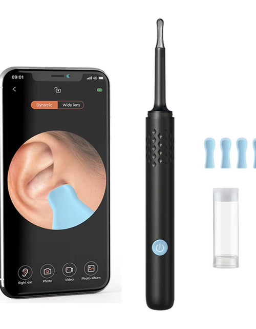 Load image into Gallery viewer, WIFI Visual Ear Cleaner Otoscope Camera with 6 LED Lights 4.0Mm Mini Ear Wax Removal Tool with Camera Take Video 500W HD Earpick
