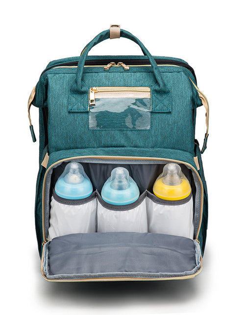 Load image into Gallery viewer, USB Charging Version Mommy Bed Backpack Folding Large Capacity Multi-function
