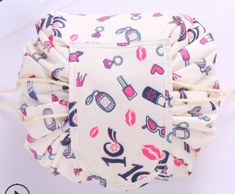 Load image into Gallery viewer, Animal Printing Large Capacity Drawstring Lazy Cosmetic Storage Bag
