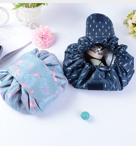 Load image into Gallery viewer, Animal Printing Large Capacity Drawstring Lazy Cosmetic Storage Bag
