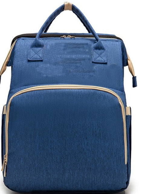 Load image into Gallery viewer, USB Charging Version Mommy Bed Backpack Folding Large Capacity Multi-function
