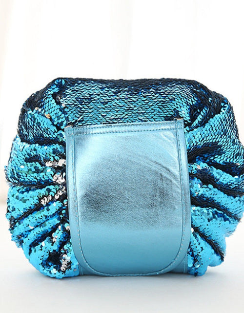 Load image into Gallery viewer, Animal Printing Large Capacity Drawstring Lazy Cosmetic Storage Bag
