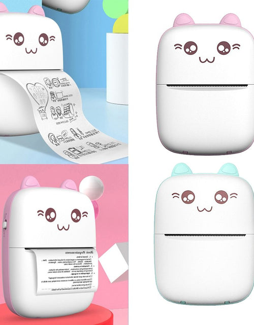 Load image into Gallery viewer, Mini Printer Portable Mini Bluetooth WiFi New Wrong Printer Mobile Phone Photo Title Note Hot Print Pocket Student Error Label Printer
