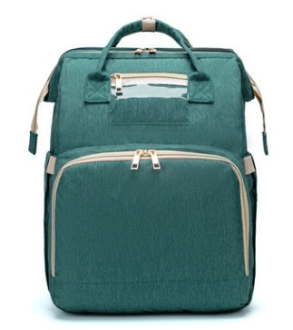 Load image into Gallery viewer, USB Charging Version Mommy Bed Backpack Folding Large Capacity Multi-function
