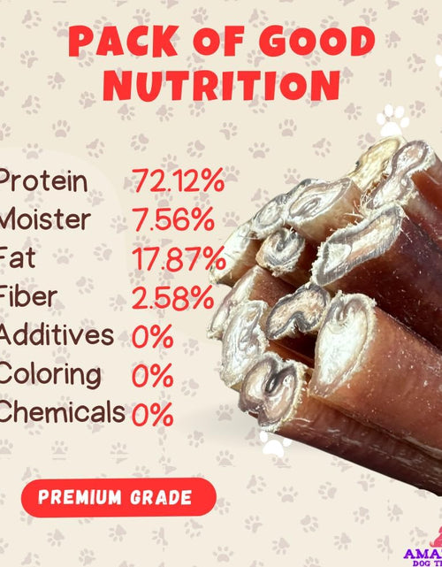 Load image into Gallery viewer, Bully Sticks 6 &amp; 7 Inch Regular Size - Premium Bully Stick Dog Chews - Long Lasting Bully Sticks for Dogs - Best Bully Stick Dog Bone - No Hide Dog Chews
