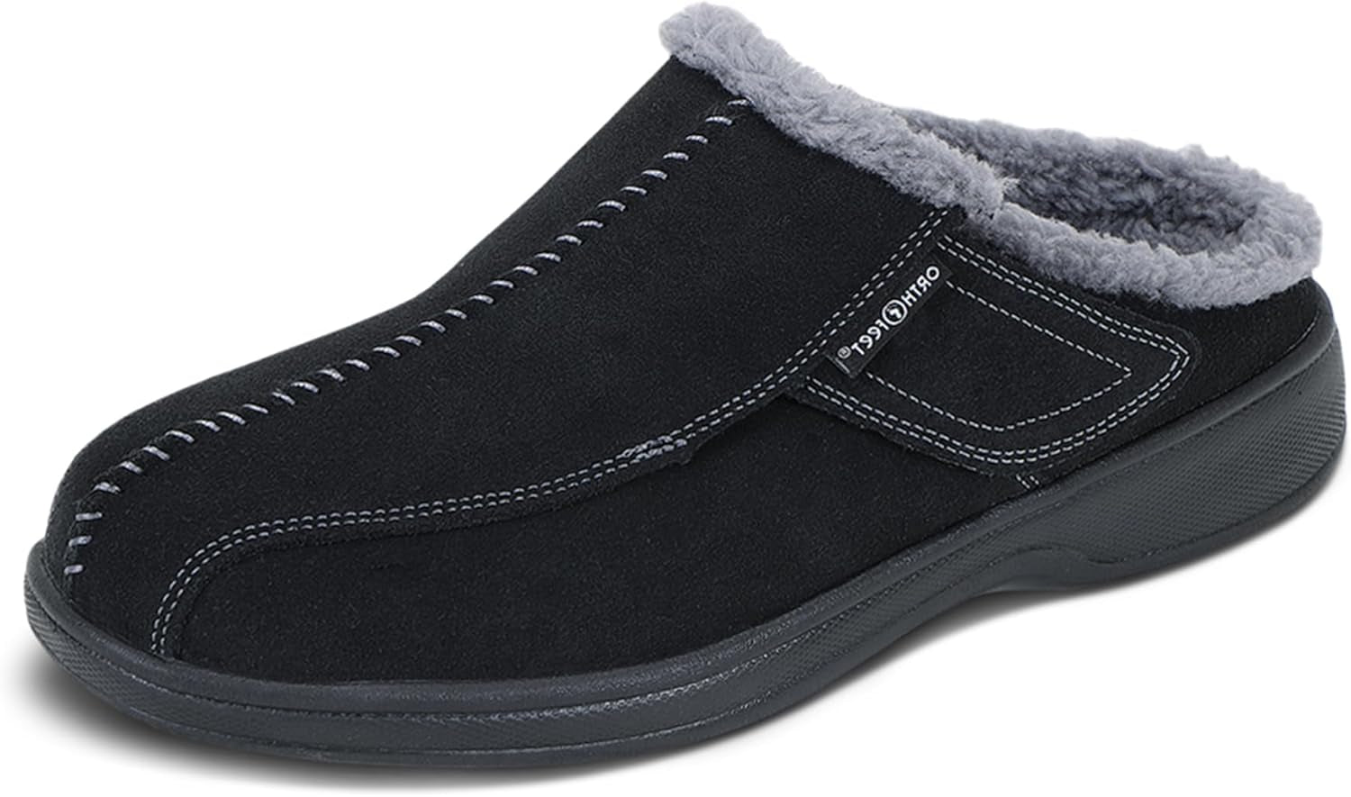 Innovative Orthopedic Slippers for Men - Ideal for Plantar Fasciitis, Foot &amp; Heel Pain Relief. Arch Support Slippers, Cushioning Ergonomic Sole &amp; Extended Widths - Asheville