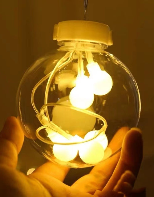 Load image into Gallery viewer, Led Wish Orbs Lighting Chain Star Moon Curtain Light Starry Sky
