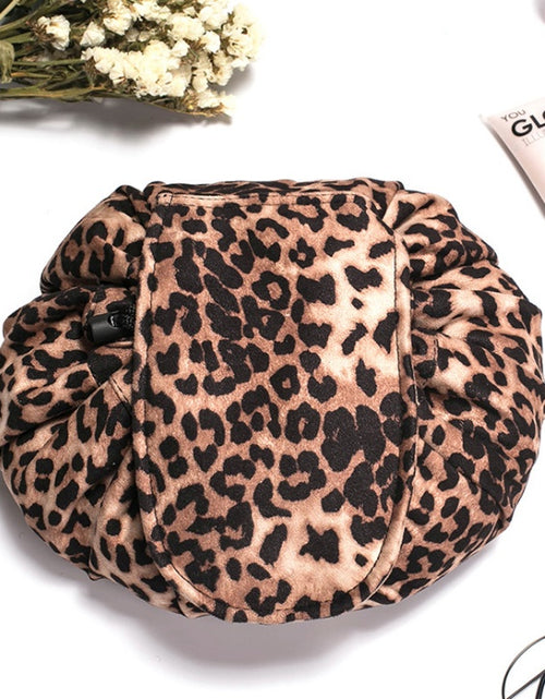Load image into Gallery viewer, Animal Printing Large Capacity Drawstring Lazy Cosmetic Storage Bag
