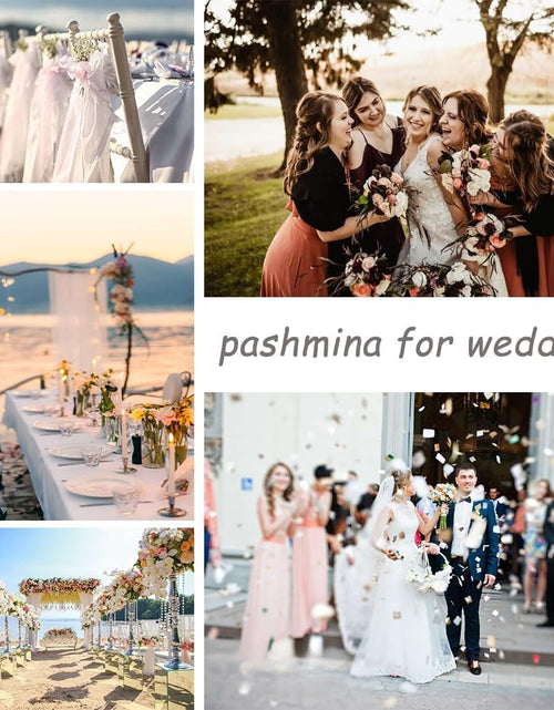 Load image into Gallery viewer, Womens Soft Cashmere Acrylic Shawl Scarf Large Pashmina Wrap Stole Gift Idea
