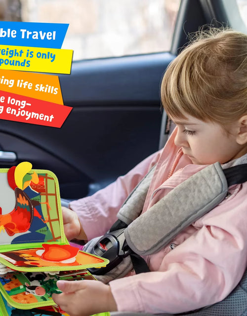 Load image into Gallery viewer, Little Learner Quiet Book – Soft Felt Sensory Activity Book for Toddlers &amp; Preschool Education
