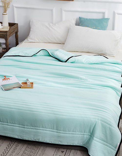 Load image into Gallery viewer, Cooling Blankets Pure Color Summer Quilt Plain Summer Cool Quilt Compressible Air-conditioning Quilt Quilt Blanket
