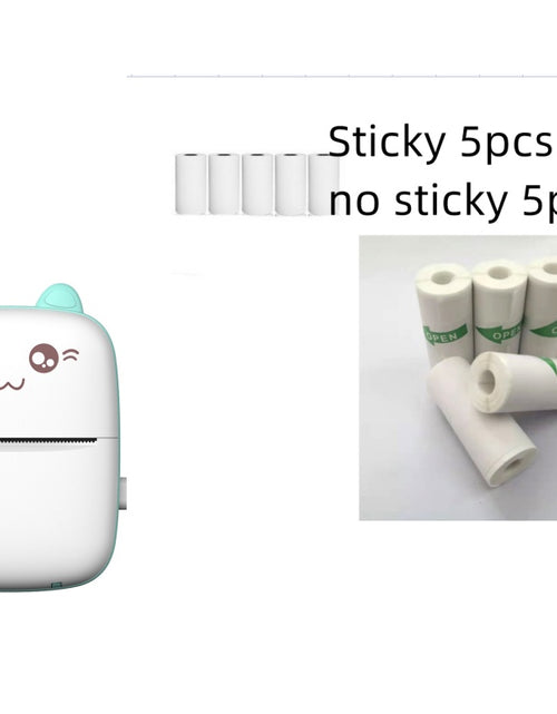 Load image into Gallery viewer, Mini Printer Portable Mini Bluetooth WiFi New Wrong Printer Mobile Phone Photo Title Note Hot Print Pocket Student Error Label Printer
