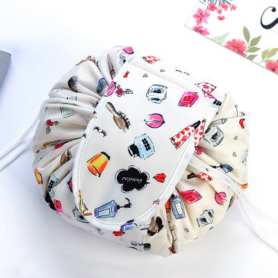 Load image into Gallery viewer, Animal Printing Large Capacity Drawstring Lazy Cosmetic Storage Bag
