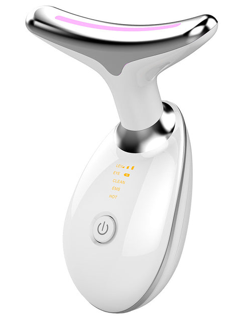 Load image into Gallery viewer, EMS Thermal Neck Lifting And Tighten Massager Electric Microcurrent Wrinkle Remover
