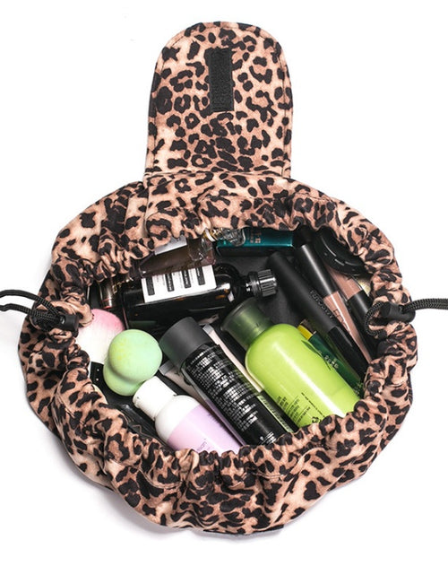 Load image into Gallery viewer, Animal Printing Large Capacity Drawstring Lazy Cosmetic Storage Bag
