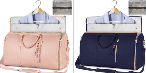 Large Capacity Travel Duffle Bag Women's Handbag Folding Suit Bag
