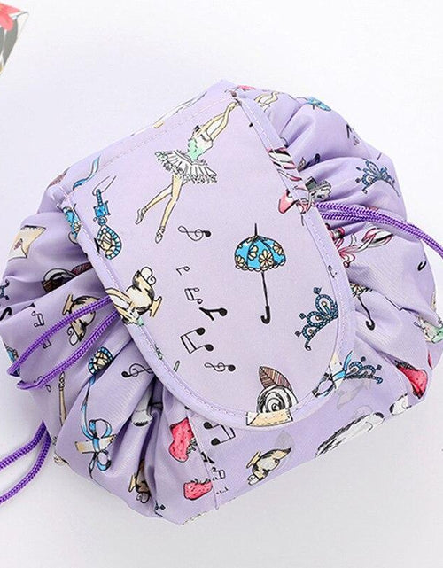 Load image into Gallery viewer, Animal Printing Large Capacity Drawstring Lazy Cosmetic Storage Bag
