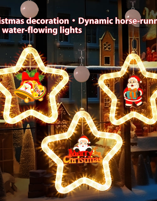 Load image into Gallery viewer, Christmas Pendant Decoration Christmas Atmosphere Led Lights Led Christmas Star Light Decoration For Window Door For Holiday
