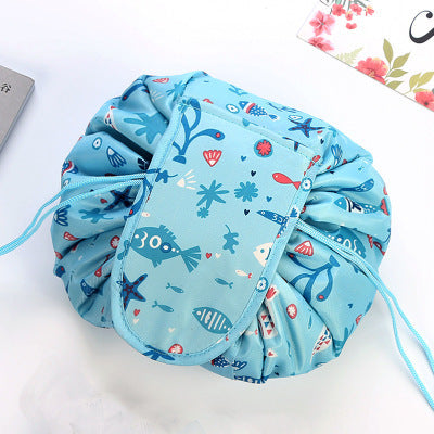 Load image into Gallery viewer, Animal Printing Large Capacity Drawstring Lazy Cosmetic Storage Bag
