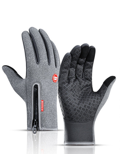 Load image into Gallery viewer, Winter Gloves Touch Screen Riding Motorcycle Sliding Waterproof Sports Gloves With Fleece
