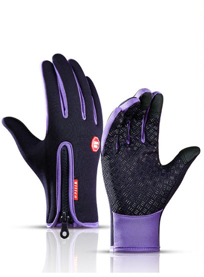 Load image into Gallery viewer, Winter Gloves Touch Screen Riding Motorcycle Sliding Waterproof Sports Gloves With Fleece
