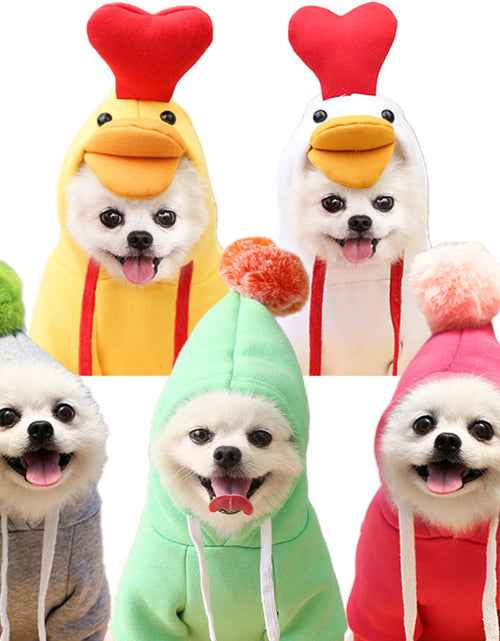 Load image into Gallery viewer, Cute Fruit Dog Clothes For Small Dogs Hoodies Winter Warm Fleece Pet Clothing Puppy Cat Costume Coat For French Chihuahua Outfit
