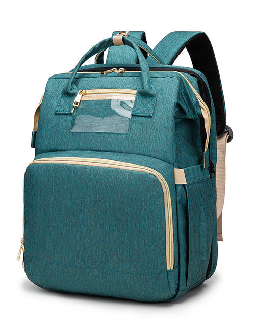 Load image into Gallery viewer, USB Charging Version Mommy Bed Backpack Folding Large Capacity Multi-function
