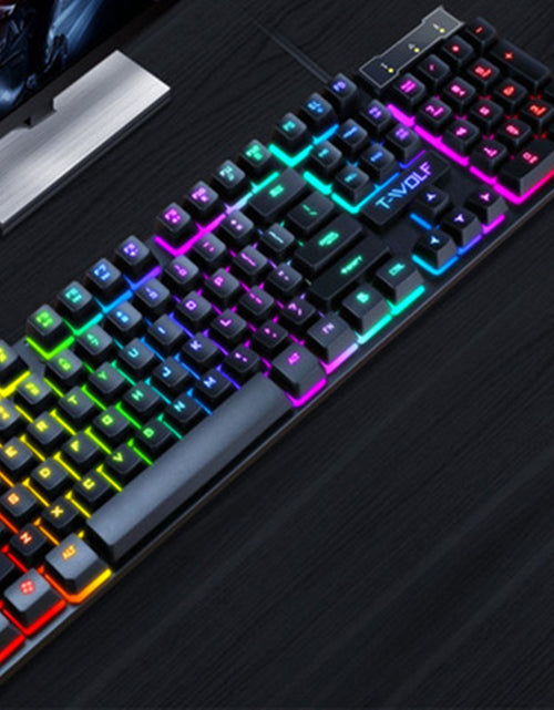 Load image into Gallery viewer, Gaming Usb Luminous Wired Keyboard Floating Manipulator
