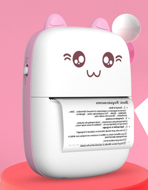 Load image into Gallery viewer, Mini Printer Portable Mini Bluetooth WiFi New Wrong Printer Mobile Phone Photo Title Note Hot Print Pocket Student Error Label Printer
