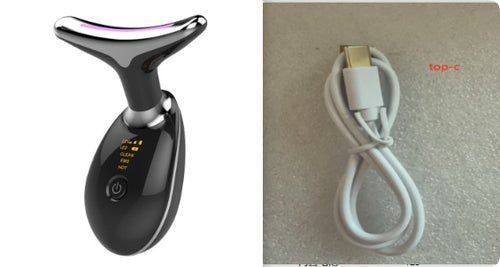 Load image into Gallery viewer, EMS Thermal Neck Lifting And Tighten Massager Electric Microcurrent Wrinkle Remover
