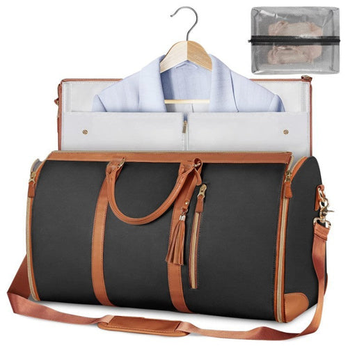 Large Capacity Travel Duffle Bag Women's Handbag Folding Suit Bag
