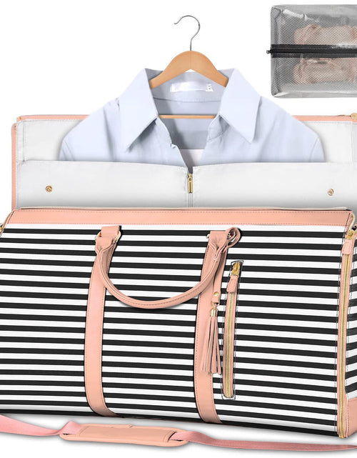 Load image into Gallery viewer, Large Capacity Travel Duffle Bag Women&#39;s Handbag Folding Suit Bag Waterproof Clothes Totes
