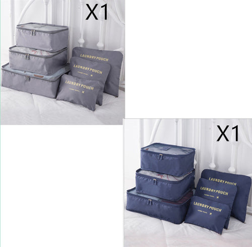 Load image into Gallery viewer, 6 PCS Travel Storage Bag Set for Clothes Tidy Organizer
