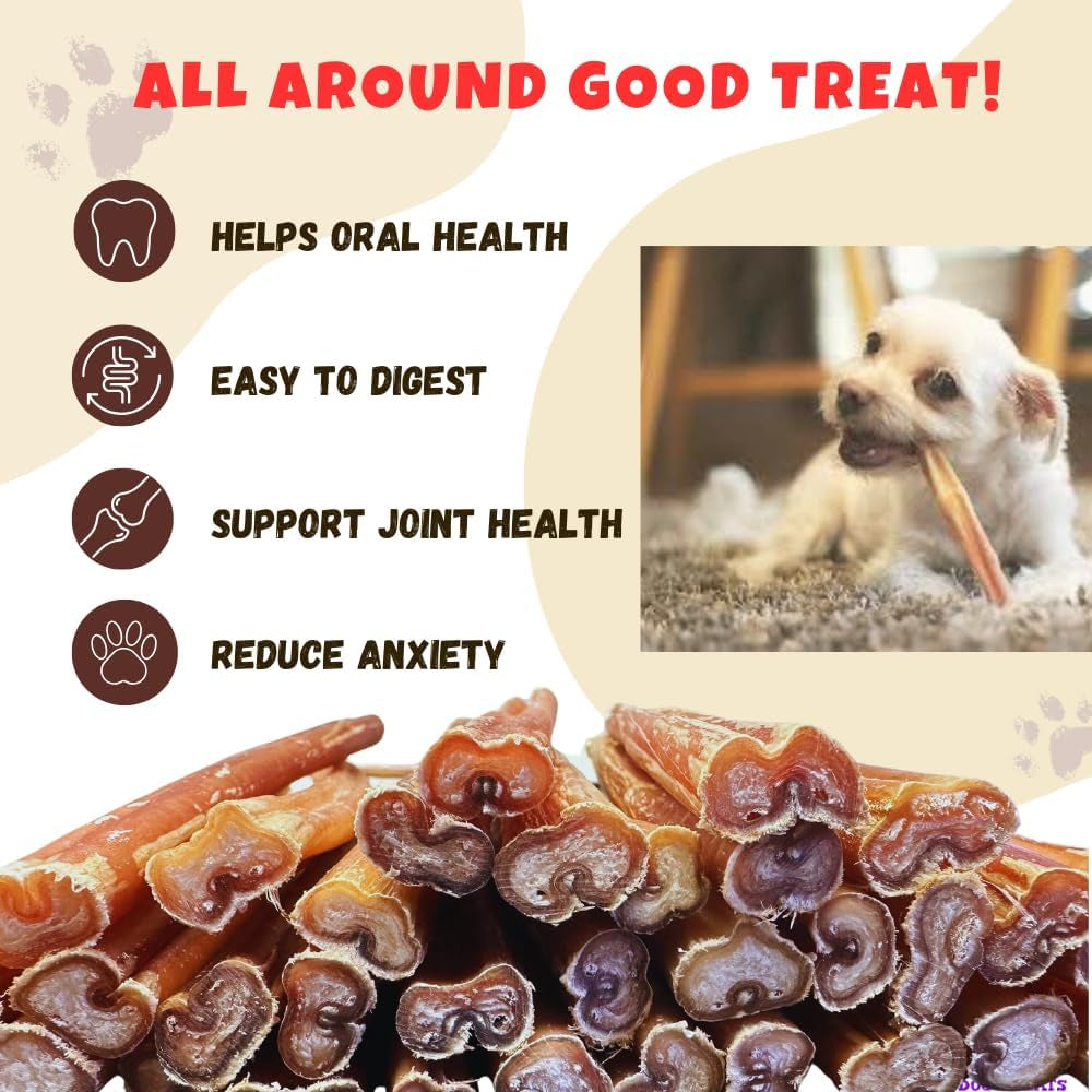 Bully Sticks 6 &amp; 7 Inch Regular Size - Premium Bully Stick Dog Chews - Long Lasting Bully Sticks for Dogs - Best Bully Stick Dog Bone - No Hide Dog Chews
