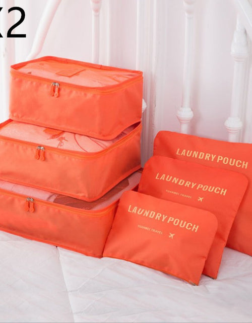 Load image into Gallery viewer, 6 PCS Travel Storage Bag Set for Clothes Tidy Organizer
