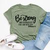 Olive Tee Black Text