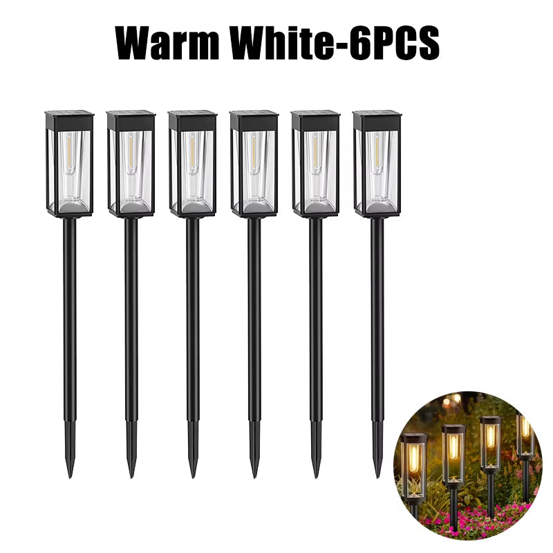 GlowPath Solar Lights – Waterproof LED Outdoor Lighting for Garden, Yard, Patio &amp; Walkways