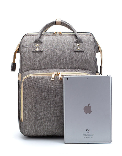 Load image into Gallery viewer, USB Charging Version Mommy Bed Backpack Folding Large Capacity Multi-function
