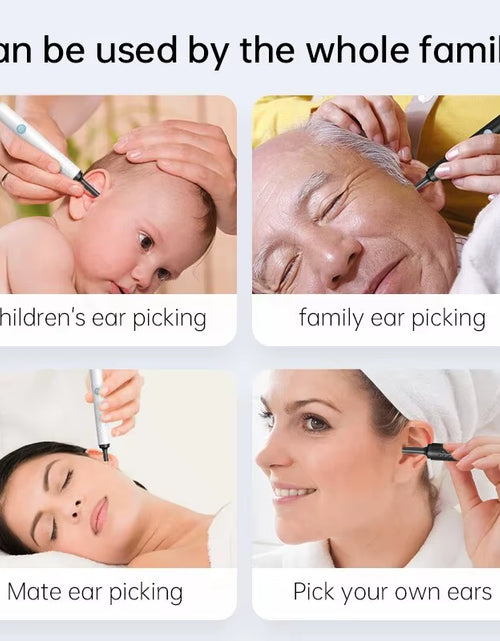 Load image into Gallery viewer, ClearView WiFi Ear Camera – HD Visual Ear Cleaner with LED Lights &amp; Mini Earpick
