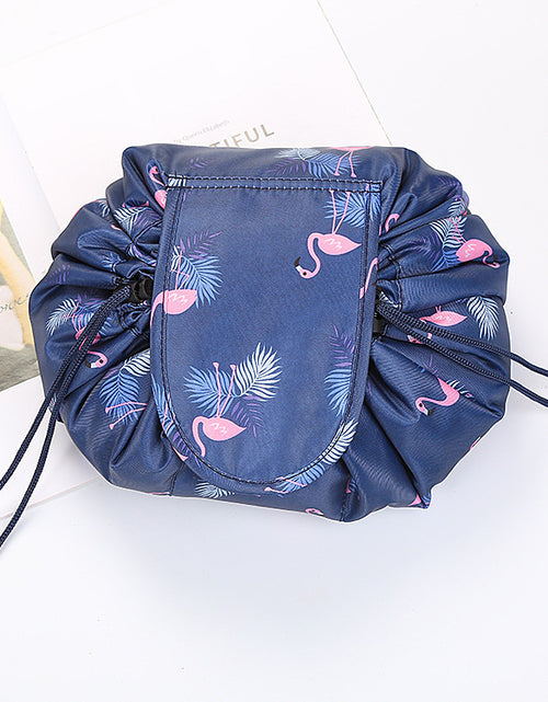 Load image into Gallery viewer, Animal Printing Large Capacity Drawstring Lazy Cosmetic Storage Bag
